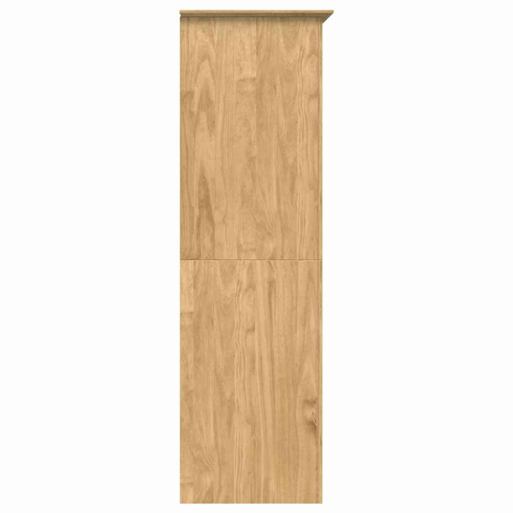 Produktbild för Garderob BODO Honung brun 53,5 x 99 x 173 cm Konstruerat trä