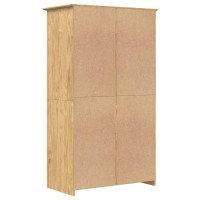 Produktbild för Garderob BODO Honung brun 53,5 x 99 x 173 cm Konstruerat trä