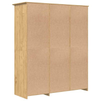Produktbild för Garderob BODO Honung brun 146 x 53,5 x 173 cm Konstruerat trä