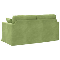 Produktbild för Soffa Ljusgrön 158 x 78 x 80 cm Sammet