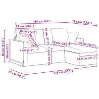 Produktbild för Soffa Vinröd 178 x 134 x 80 cm Sammet