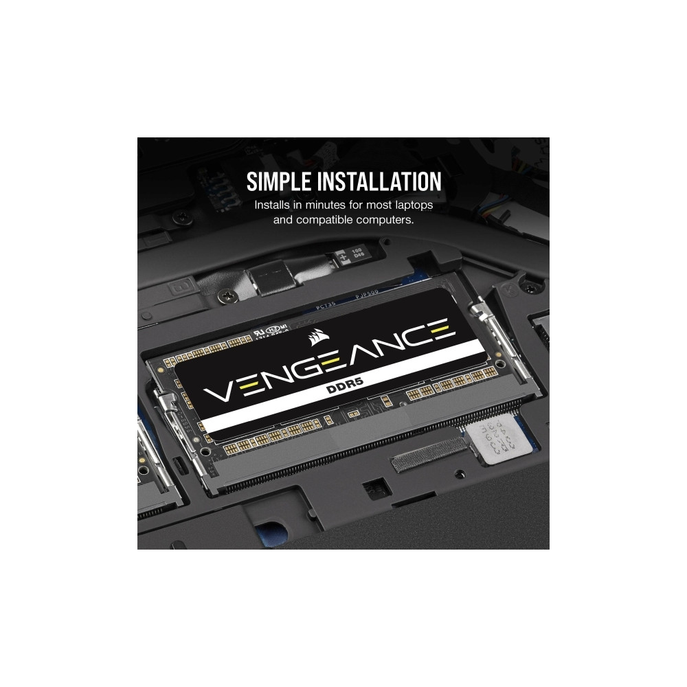 Produktbild för CORSAIR Vengeance - DDR5 - modul - 24 GB - SO DIMM 262-pin - 2600 MHz