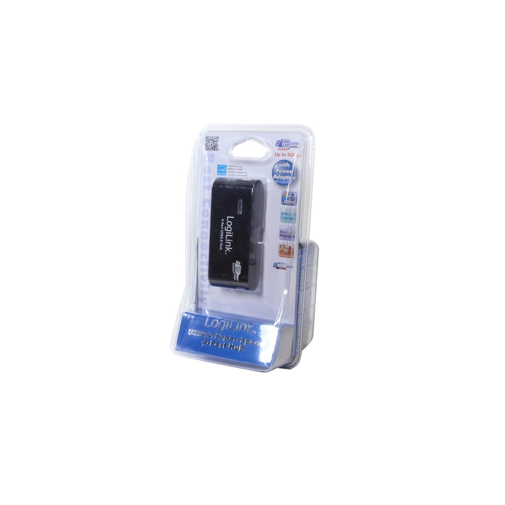Produktbild för LogiLink USB 3.0 Hub 4-Port - hubb - 4 portar