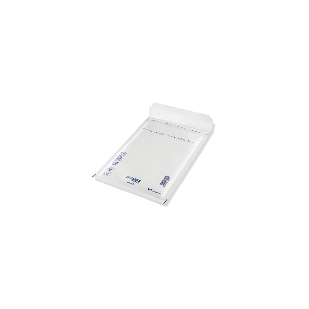 Produktbild för Bubbelpåse Airmax 200x275mm vit Nr. 14/D inner 180x265mm 100...