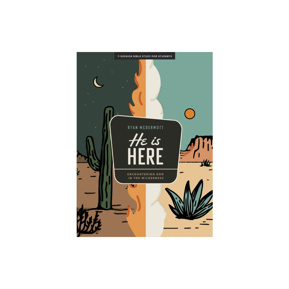 Produktbild för He Is Here - Teen Bible Study Book With Video Access (häftad, eng)