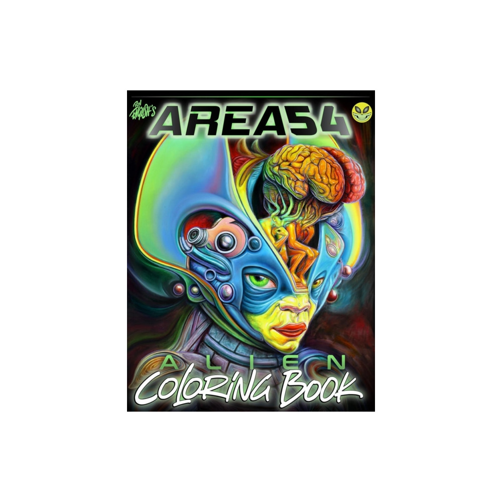 Produktbild för Ron English's Area 54 Alien Coloring Book (häftad, eng)