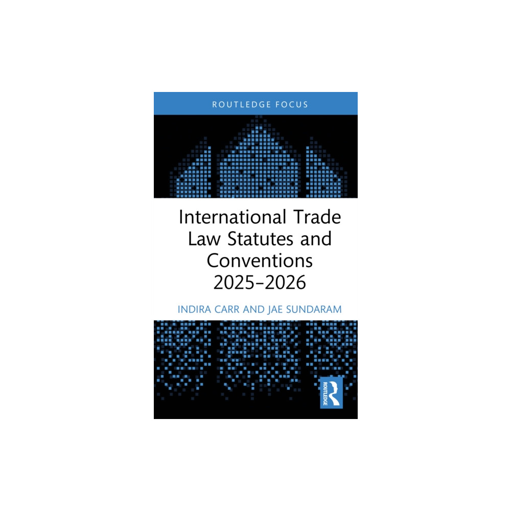 Produktbild för International Trade Law Statutes and Conventions 2025- 2026 (inbunden, eng)