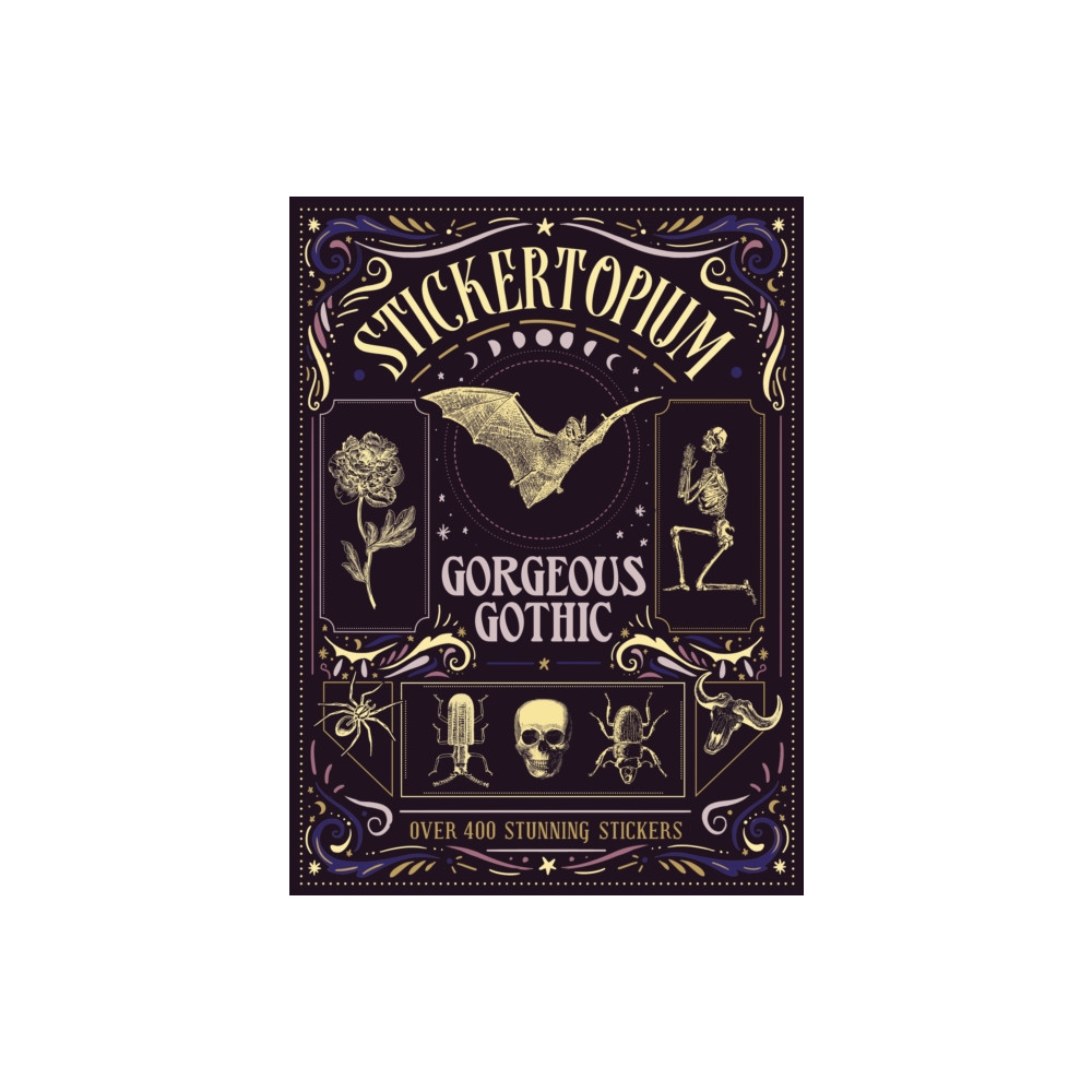 Produktbild för Stickertopium: Gorgeous Gothic (inbunden, eng)