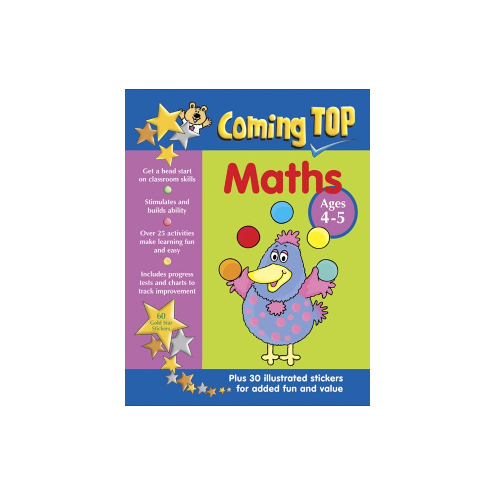 Produktbild för Coming Top: Maths - Ages 4 - 5 (häftad, eng)