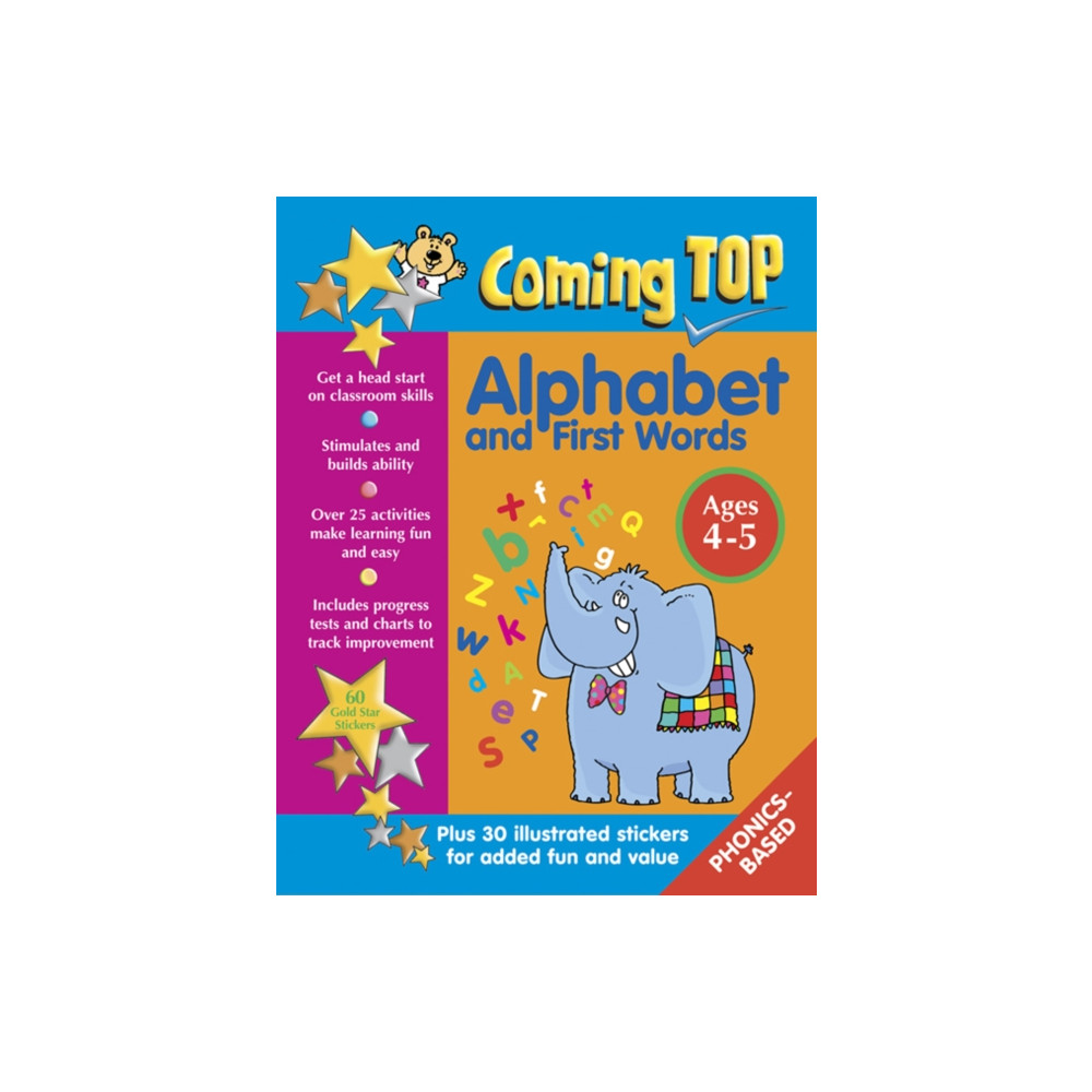 Produktbild för Coming Top: Alphabet and First Words - Ages 4 - 5 (häftad, eng)