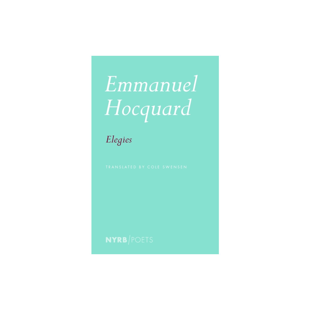 Produktbild för Elegies (häftad, eng)