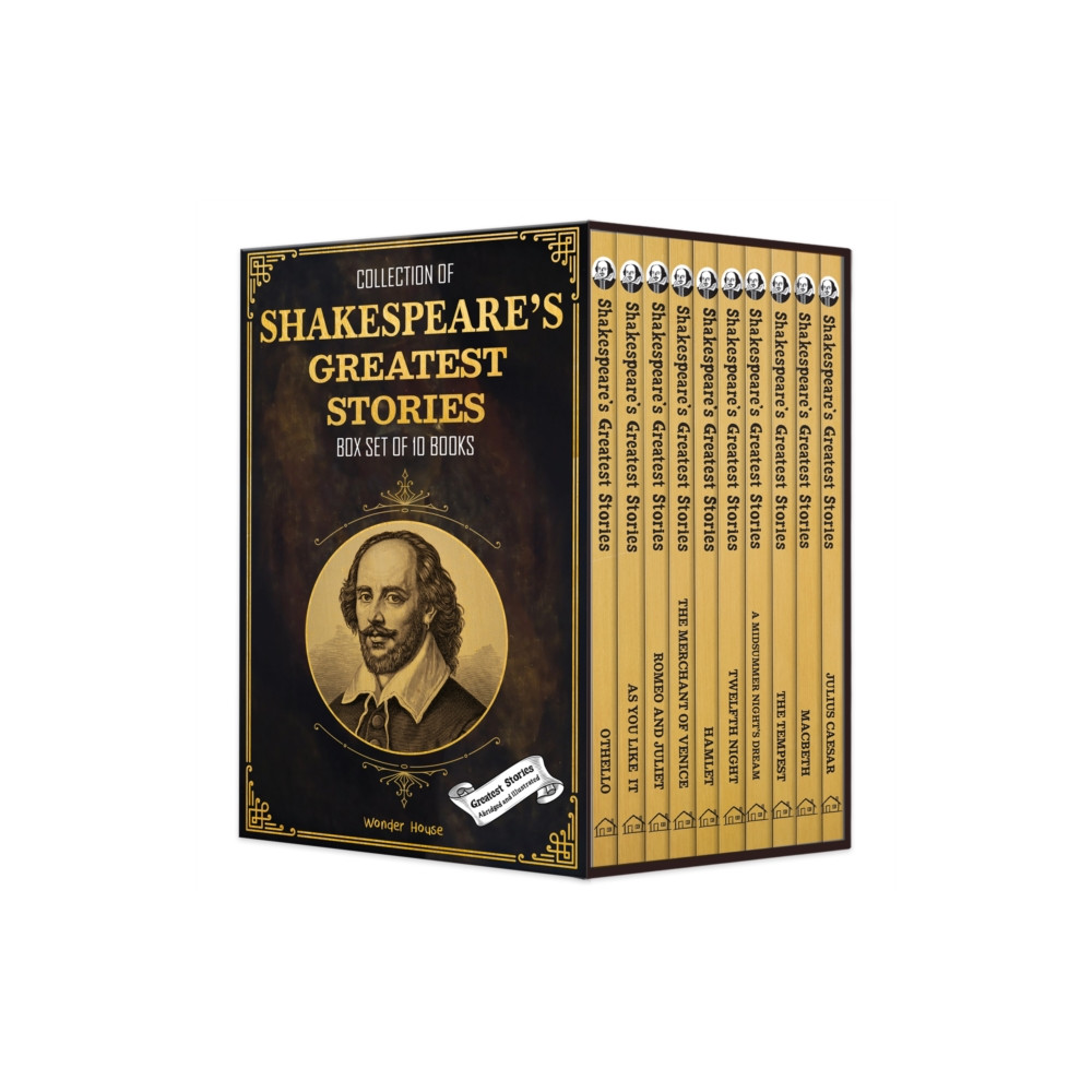 Produktbild för Collection of Shakespeare's Greatest Stories (Box Set of 10 Books) for Children (häftad, eng)
