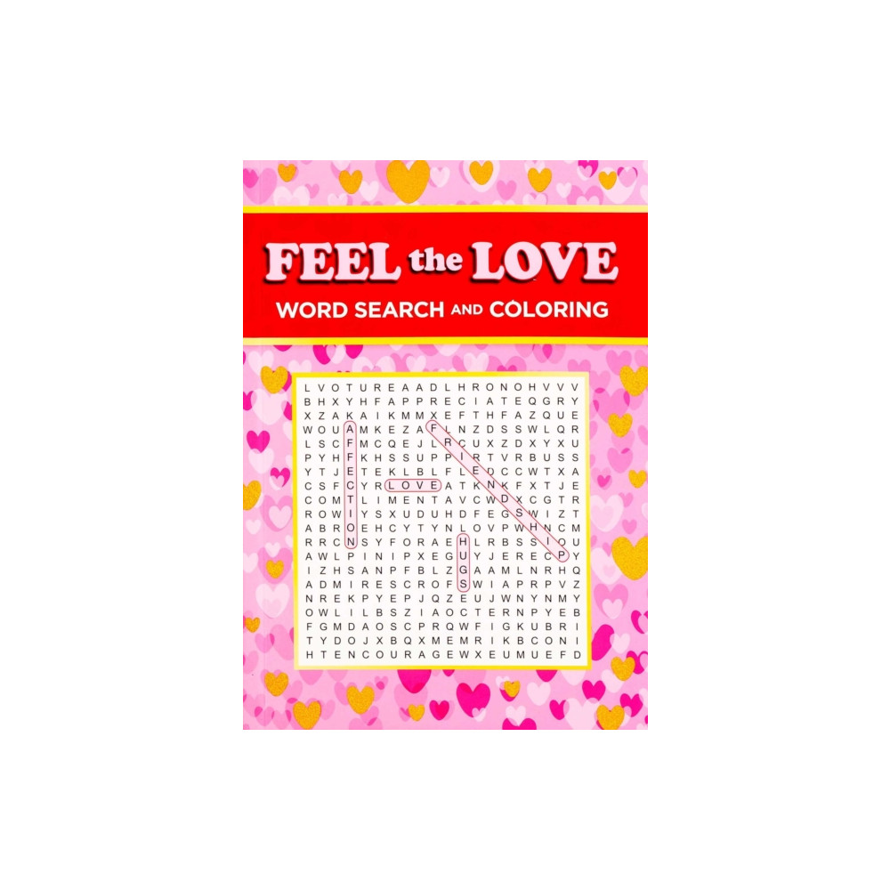 Produktbild för Feel the Love Word Search and Coloring (häftad, eng)