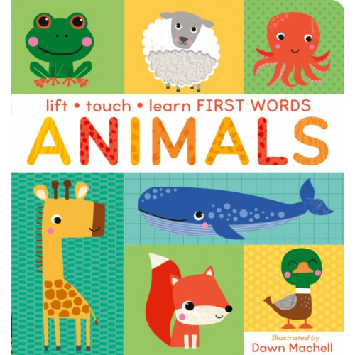 Little Tiger Press Group Lift, Touch Learn First Words: Animals (bok, board book, eng)