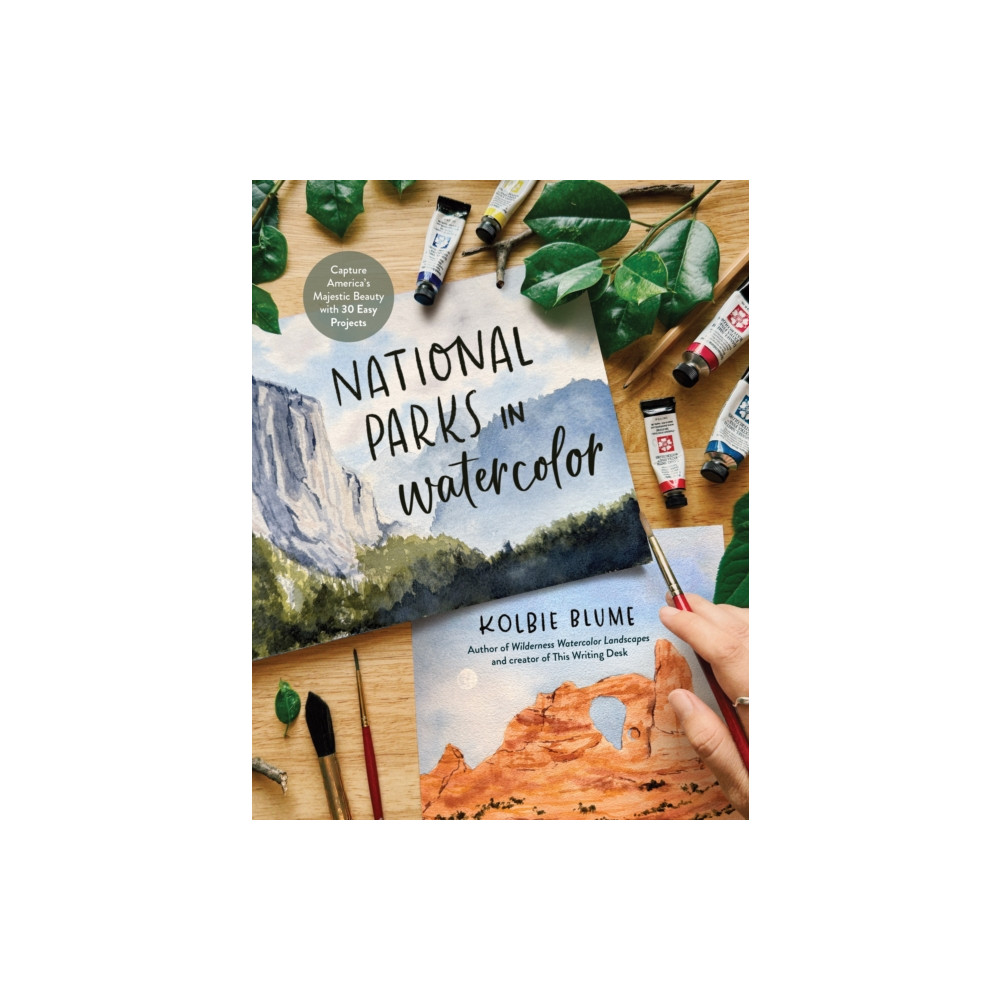 Produktbild för National Parks in Watercolor (häftad, eng)