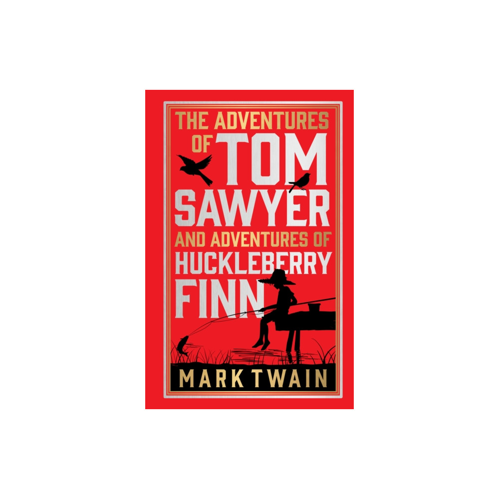 Produktbild för The Adventures Of Tom Sawyer & Adventures of Huckleberry Finn (inbunden, eng)