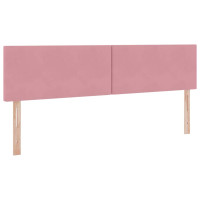 Produktbild för LED förvaringssäng med madrass Rosa 200 x 200 cm Sammet