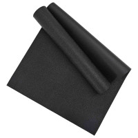 Produktbild för Sportskyddsmatta Svart 120 x 60 x 0,6 cm Högdensitet PVC