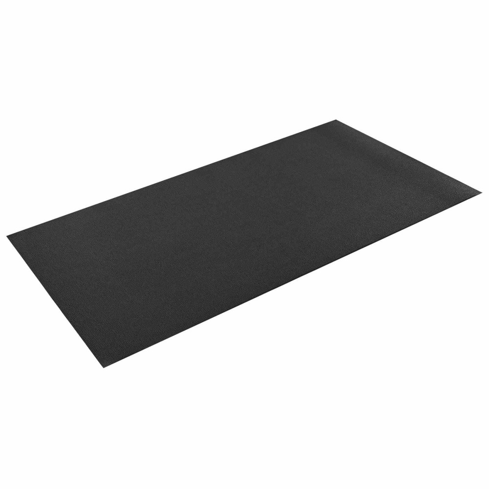 Produktbild för Sportskyddsmatta Svart 120 x 60 x 0,6 cm Högdensitet PVC