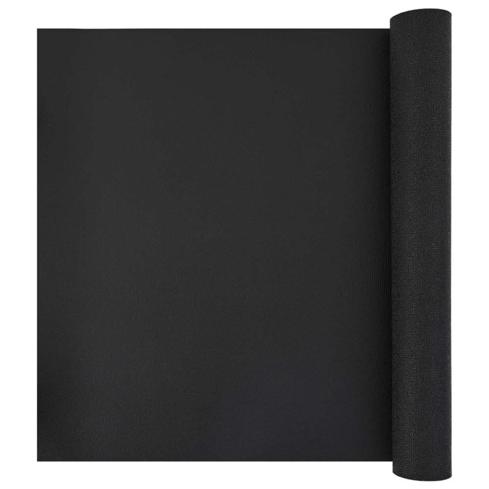 Produktbild för Sportskyddsmatta Svart 150 x 75 x 0,6 cm Högdensitet PVC