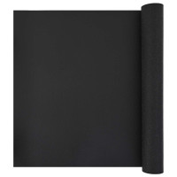 Produktbild för Sportskyddsmatta Svart 150 x 75 x 0,6 cm Högdensitet PVC