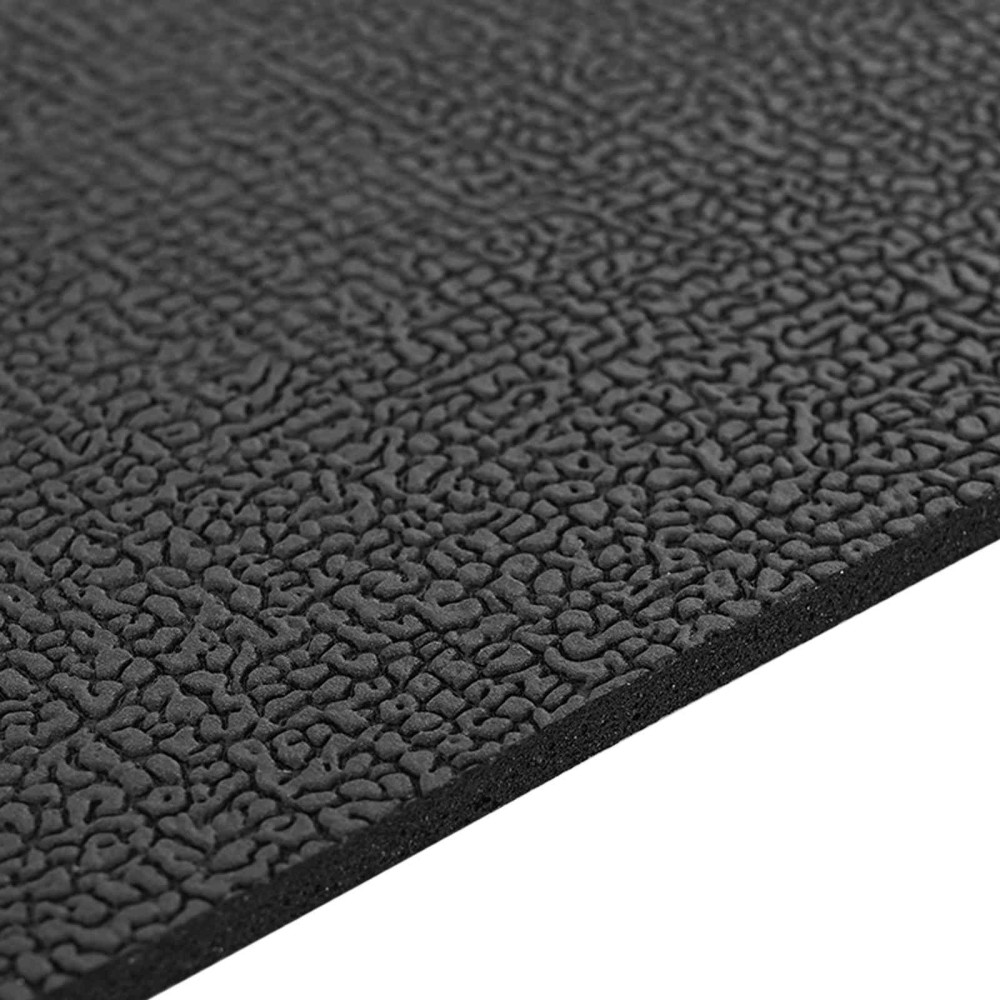 Produktbild för Sportskyddsmatta Svart 150 x 75 x 0,6 cm Högdensitet PVC