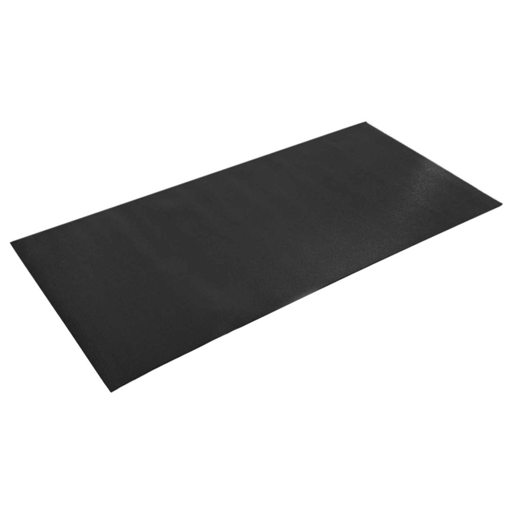 Produktbild för Sportskyddsmatta Svart 180 x 75 x 0,6 cm Högdensitet PVC