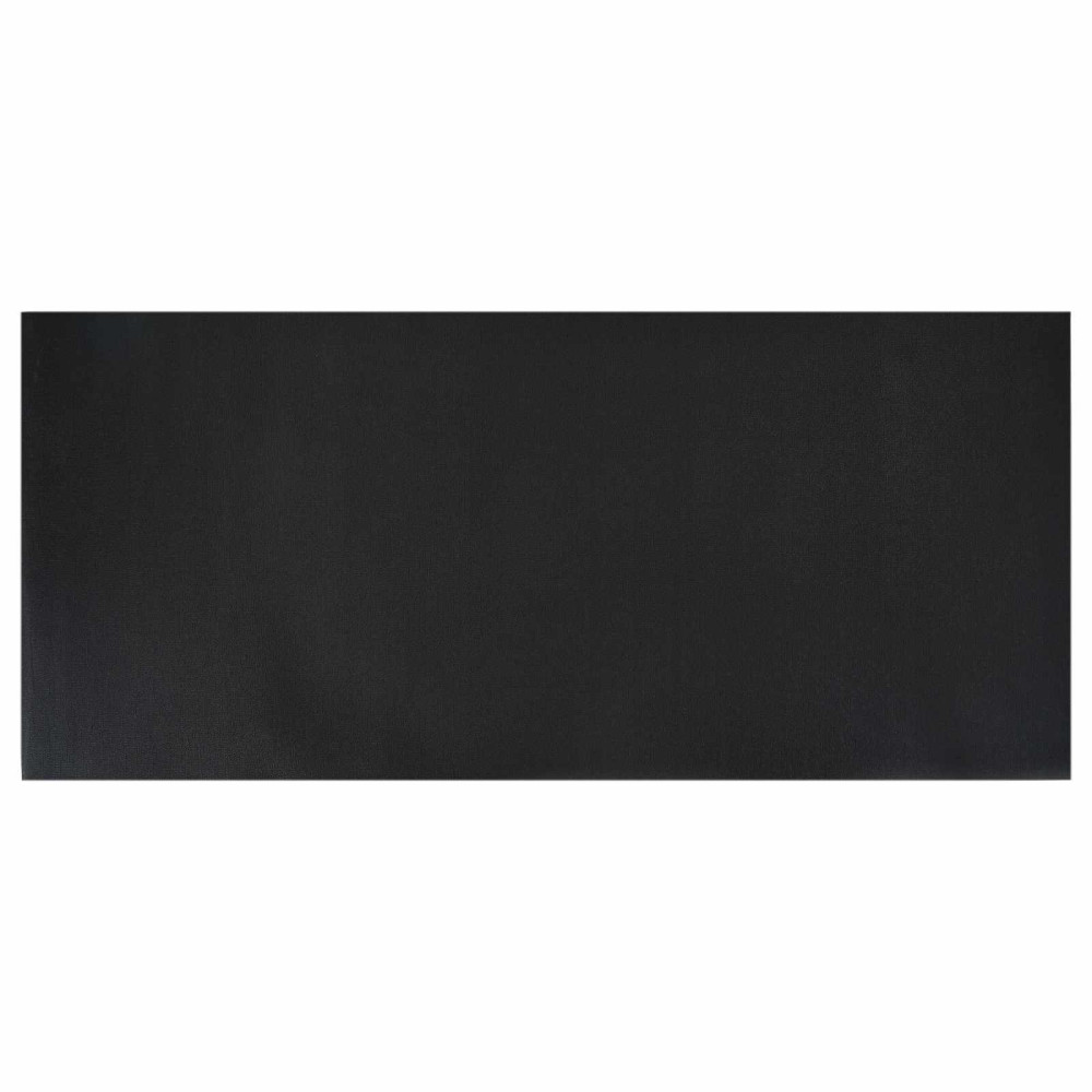 Produktbild för Sportskyddsmatta Svart 180 x 75 x 0,6 cm Högdensitet PVC
