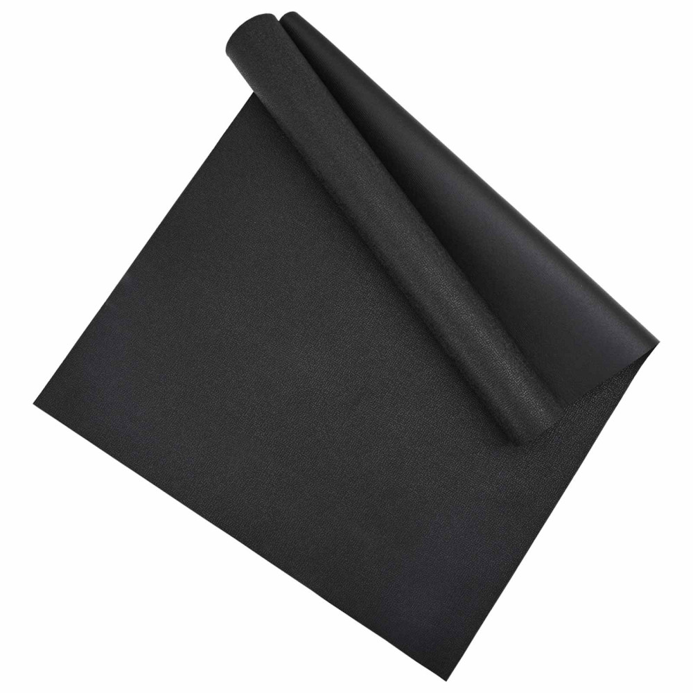 Produktbild för Sportskyddsmatta Svart 200 x 90 x 0,6 cm Högdensitet PVC