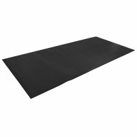 Produktbild för Sportskyddsmatta Svart 200 x 90 x 0,6 cm Högdensitet PVC
