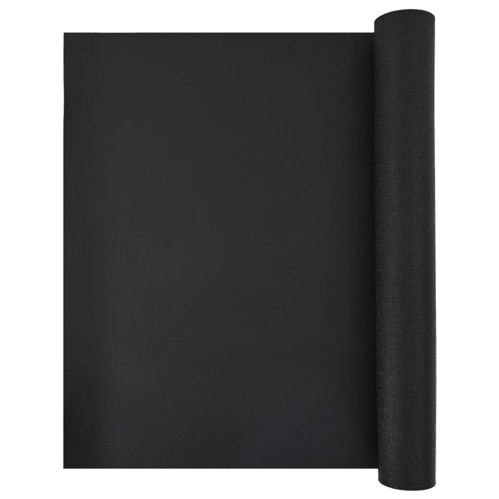 Produktbild för Sportskyddsmatta Svart 200 x 90 x 0,6 cm Högdensitet PVC
