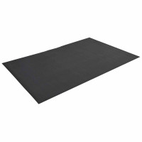 Produktbild för Sportskyddsmatta Svart 183 x 122 x 0,6 cm Högdensitet PVC