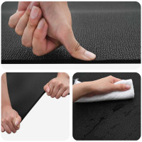 Produktbild för Sportskyddsmatta Svart 243 x 152 x 0,6 cm Högdensitet PVC