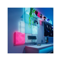 Produktbild för Nanoleaf Blocks Add-On Kit - ljuspanel - LED - RGBW-lampa - 1200-6500 K - strukturerade fyrkanter (paket om 2)