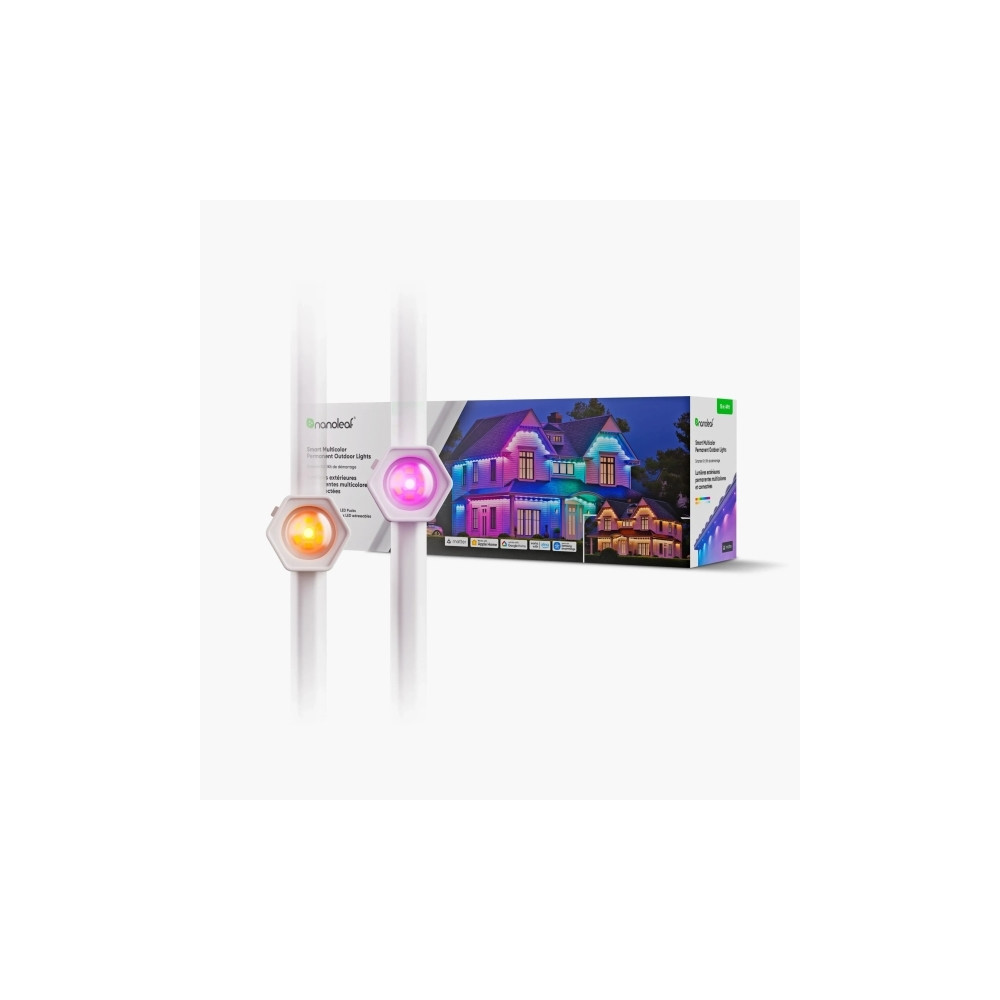 Produktbild för Nanoleaf Starter Kit - stränglampor - LED - RGBCW-lampa - 2200-6500 K