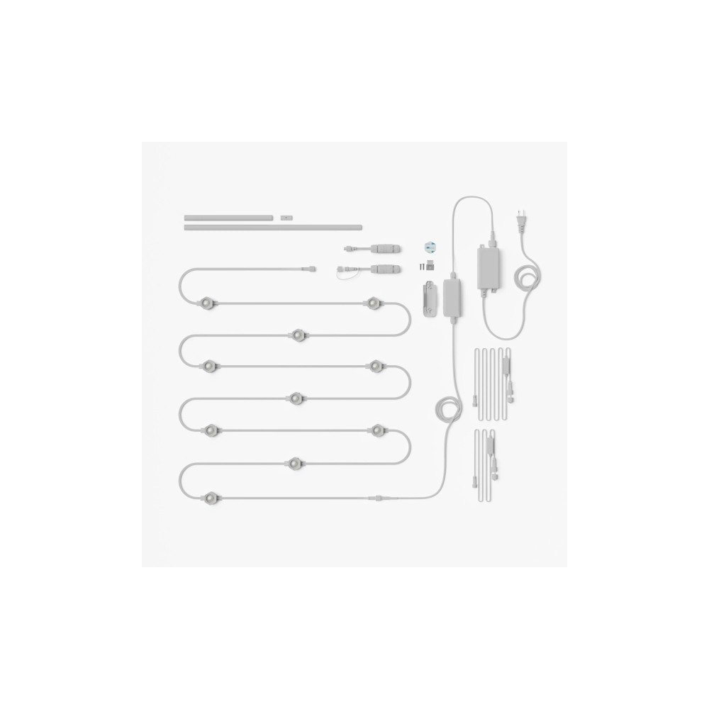 Produktbild för Nanoleaf Starter Kit - stränglampor - LED - RGBCW-lampa - 2200-6500 K