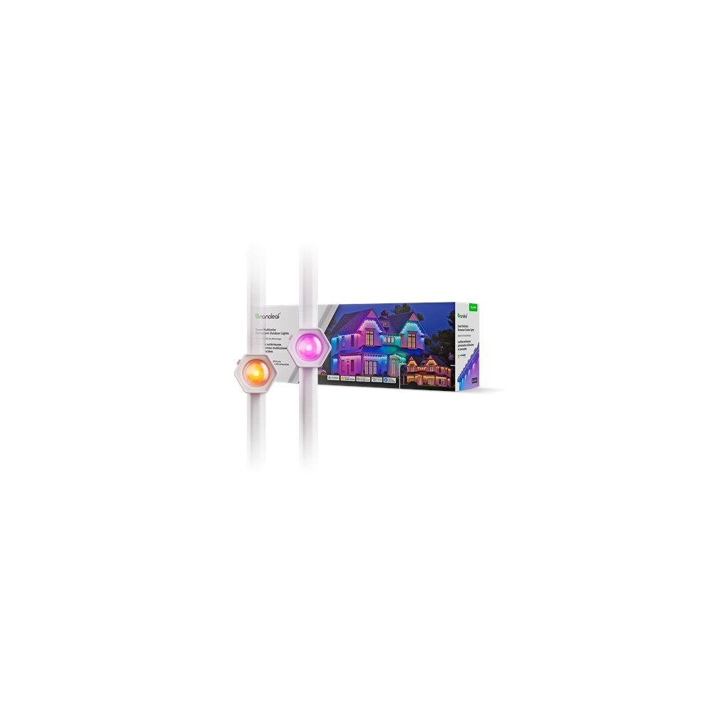 Produktbild för Nanoleaf Starter Kit - stränglampor - LED - RGBCW-lampa - 2200-6500 K
