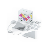 Produktbild för Nanoleaf Shapes Smarter Kit - trådlös belysningsuppsättning - LED x 15 - 1.7 W - 16 miljoner färger - 1200-6500 K - triangel