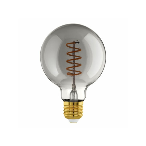 EGLO CONNECT-Z E27 LED G95 dekorativ glödlampa med rökfärgad... - Led E27