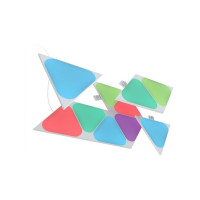 Produktbild för Nanoleaf Shapes Mini Expansion Pack - trådlös belysningsuppsättning - LED x 10 - 0.57 W - 16 miljoner färger - 1200-6500 K - triangel