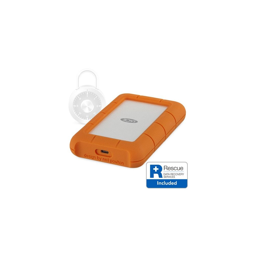 Produktbild för LaCie Rugged Secure STFR2000403 - hårddisk - 2 TB - USB 3.1 Gen 1