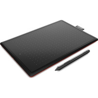 Produktbild för Wacom One by Wacom - digitaliserare - USB - svart, röd