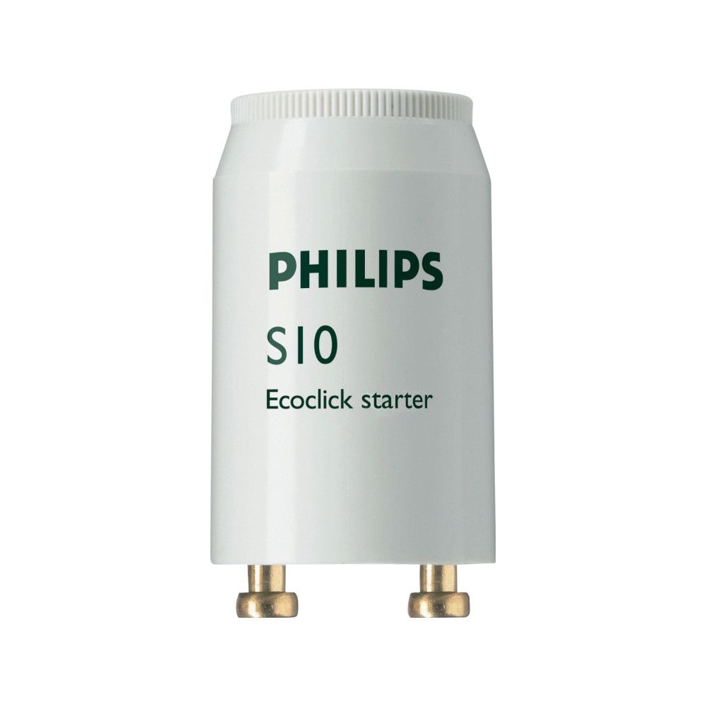 Produktbild för Philips S10 4-65W SIN 220-240V WH, Glimtändare, Vit, 65 W, 2...