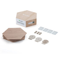 Produktbild för Nanoleaf Elements - trådlös belysningspanel - sexhörning - wood look (paket om 3)