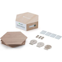 Produktbild för Nanoleaf Elements - trådlös belysningspanel - sexhörning - wood look (paket om 3)