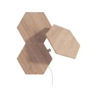Produktbild för Nanoleaf Elements - trådlös belysningspanel - sexhörning - wood look (paket om 3)