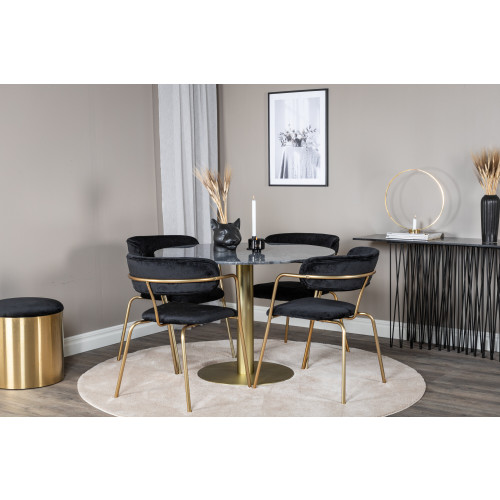 Venture Home Estelle Matbord med Arrow Stolarna