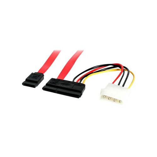 StarTech.com StarTech.com 18in SATA Serial ATA Data and Power Combo Cable - SATA-kabel - 45.7 cm