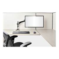 Produktbild för StarTech.com Desk Mount Monitor Arm for Single VESA Display up to 32" or 49" Ultrawide 8kg/17.6lb, Full Motion Articulating & Height Adjustable w/ Cable Management, C-Clamp, Grommet Mount - Single Monitor Arm monteringssats - justerbar arm med full rörlig