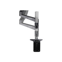Produktbild för StarTech.com Desk Mount Monitor Arm for Single VESA Display up to 32" or 49" Ultrawide 8kg/17.6lb, Full Motion Articulating & Height Adjustable w/ Cable Management, C-Clamp, Grommet Mount - Single Monitor Arm monteringssats - justerbar arm med full rörlig